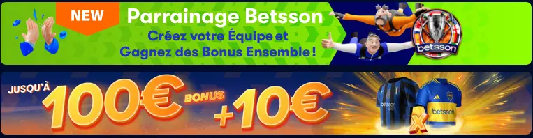 le meilleur bonus au betsson